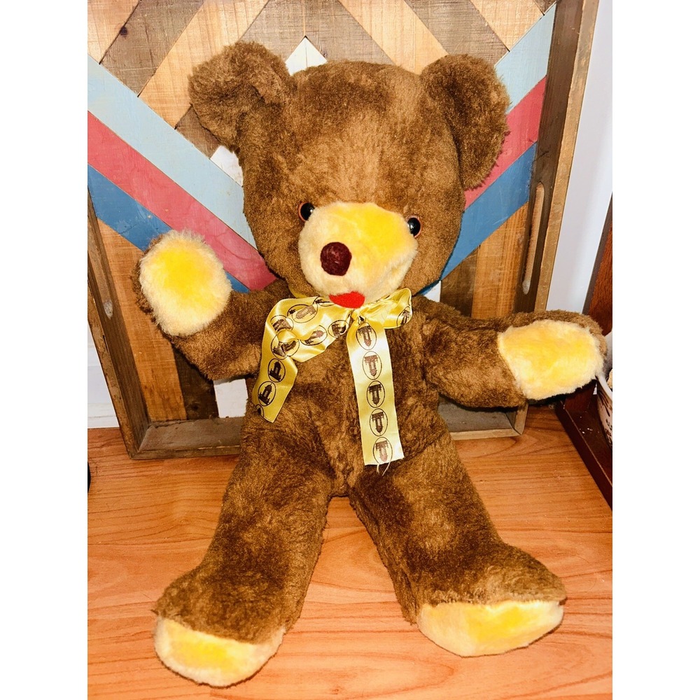 VINTAGE ANIMALS TOYS PLUS BEAR 14"